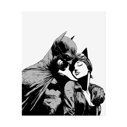 Batman & Catwoman Rolled Poster