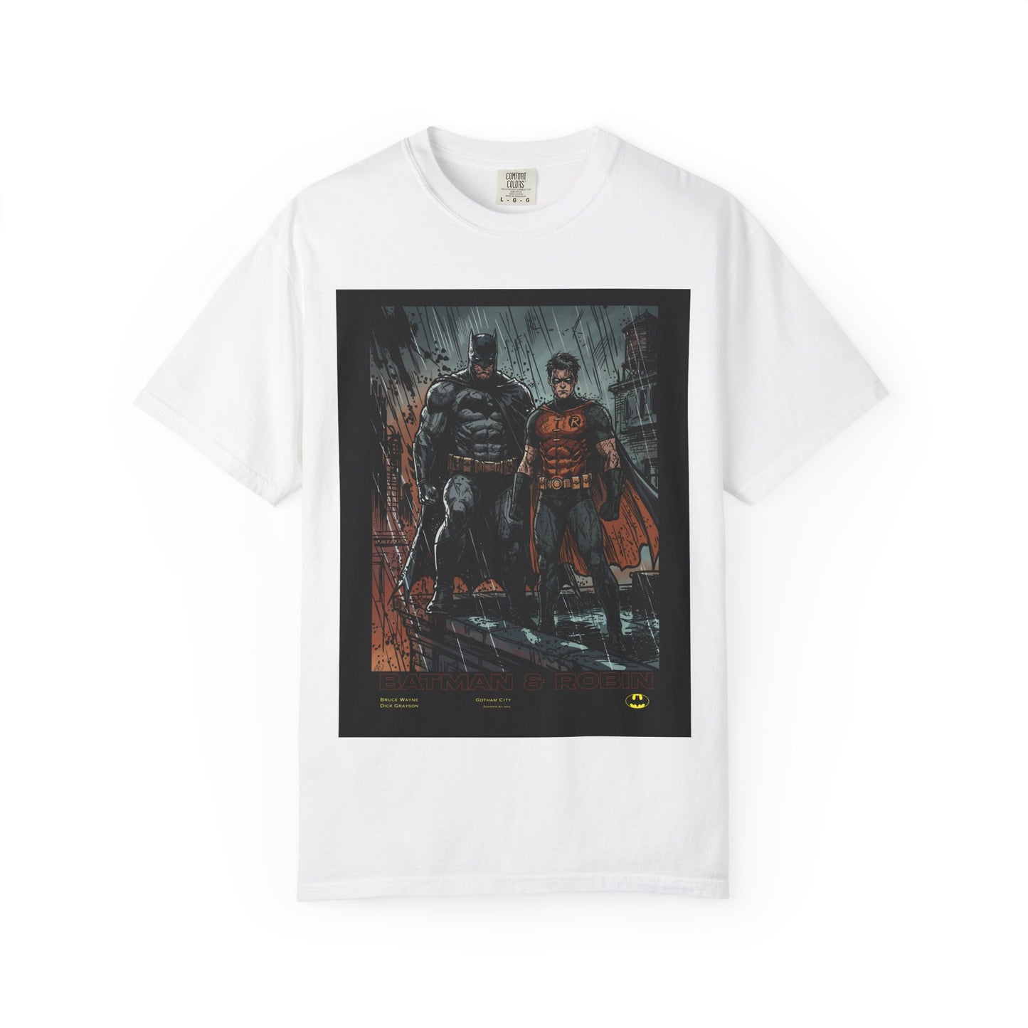 Batman & Robin Graphic T-Shirt — Dark City Comic Print