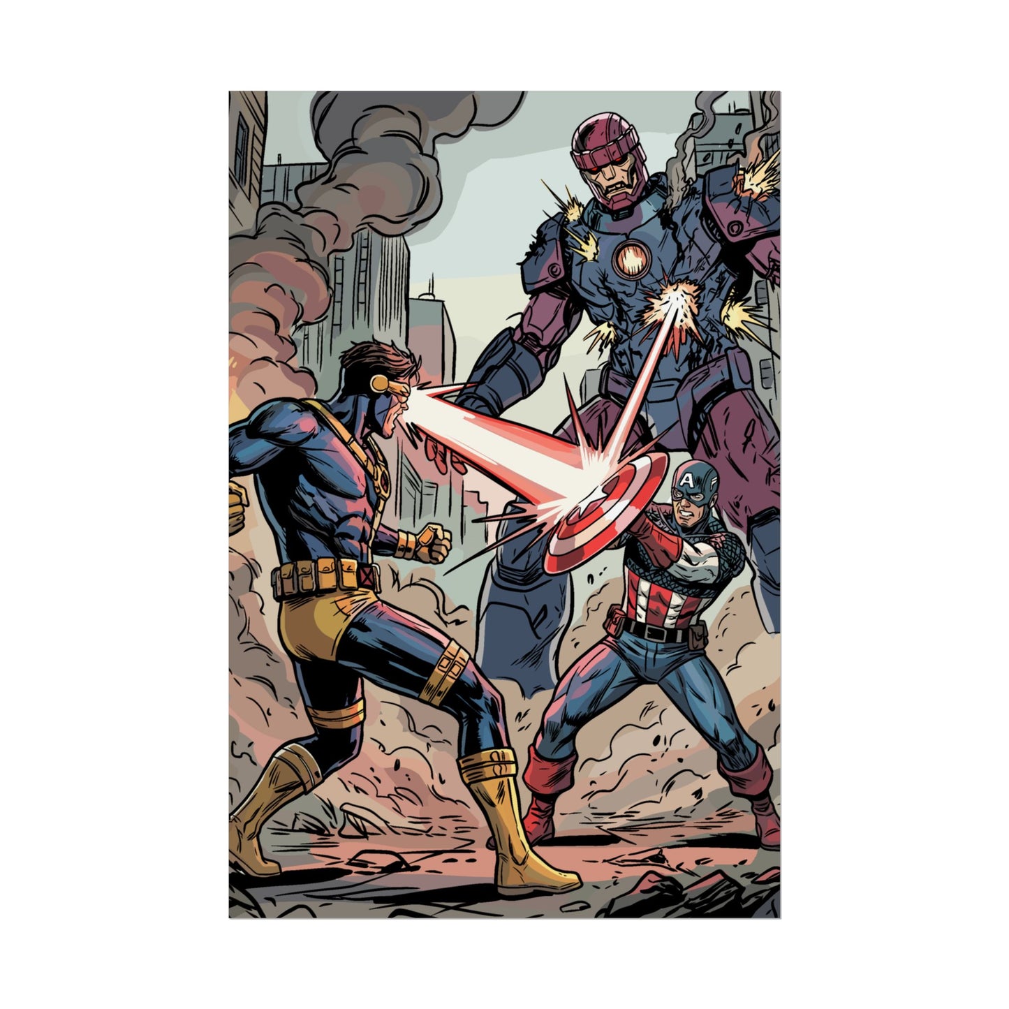 Scott & Steve Teamup - Rolled Poster