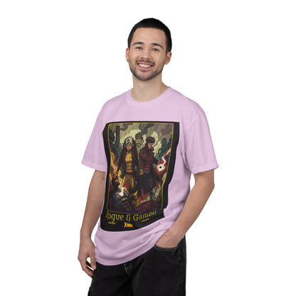 Rogue & Gambit Graphic T-Shirt — Comic Art Mutant Duo Tee