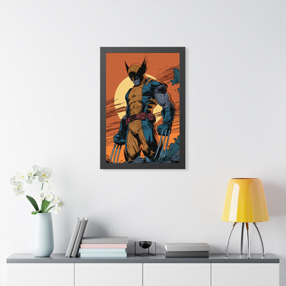 Wolverine - Dusk - Comic Art Framed Poster