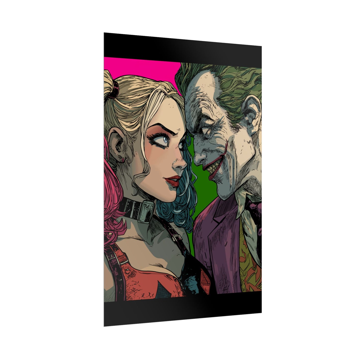 Harley Quinn & Joker Art Print