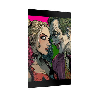 Harley Quinn & Joker Art Print