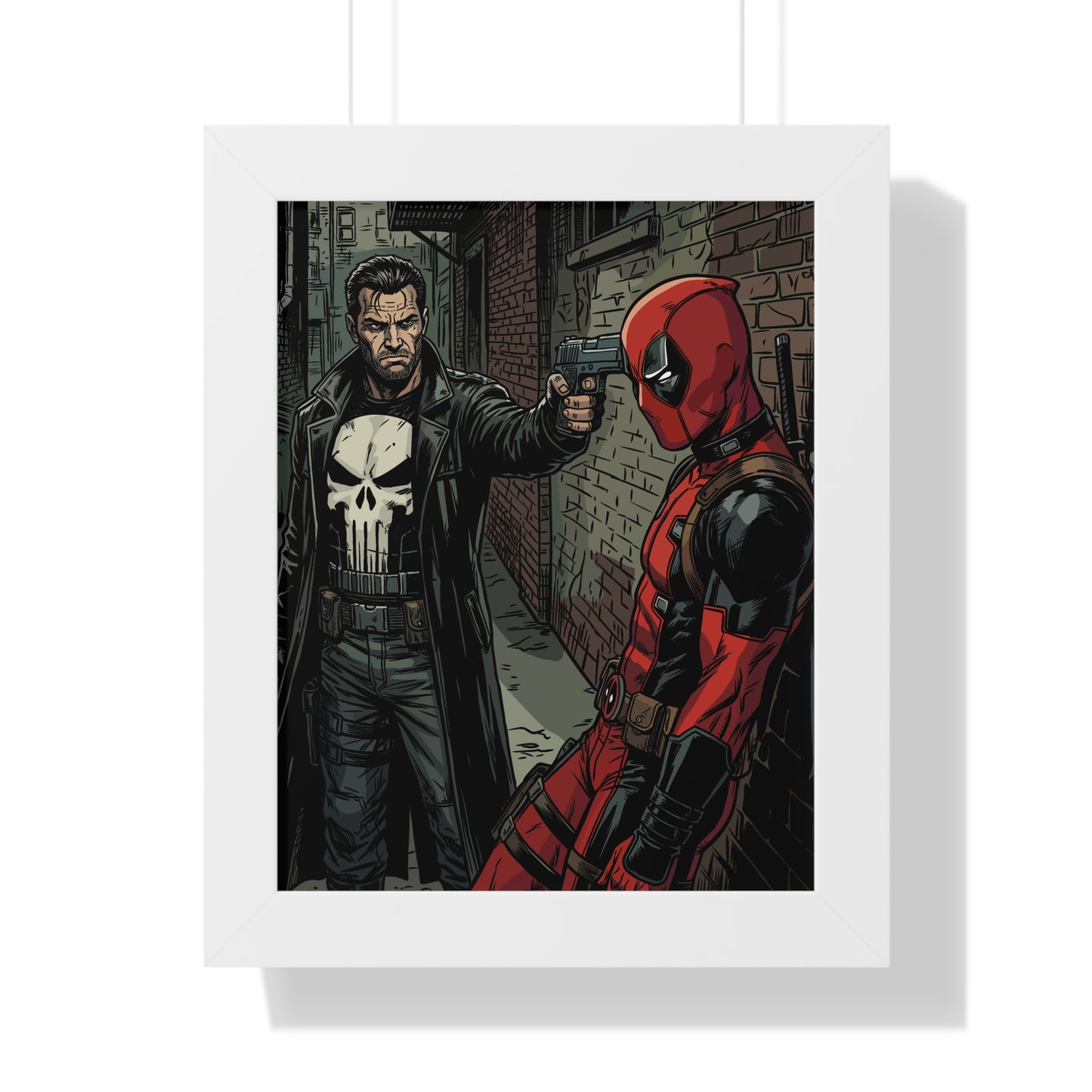 Wade vs Frank - Framed Vertical Poster