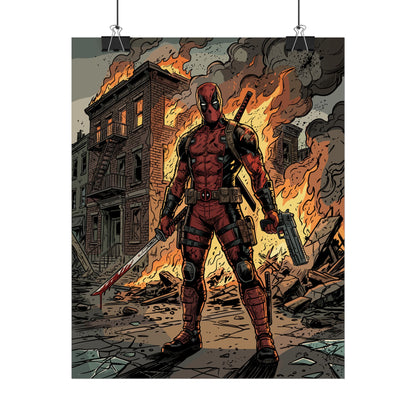 The Merc is On Fire - Poster