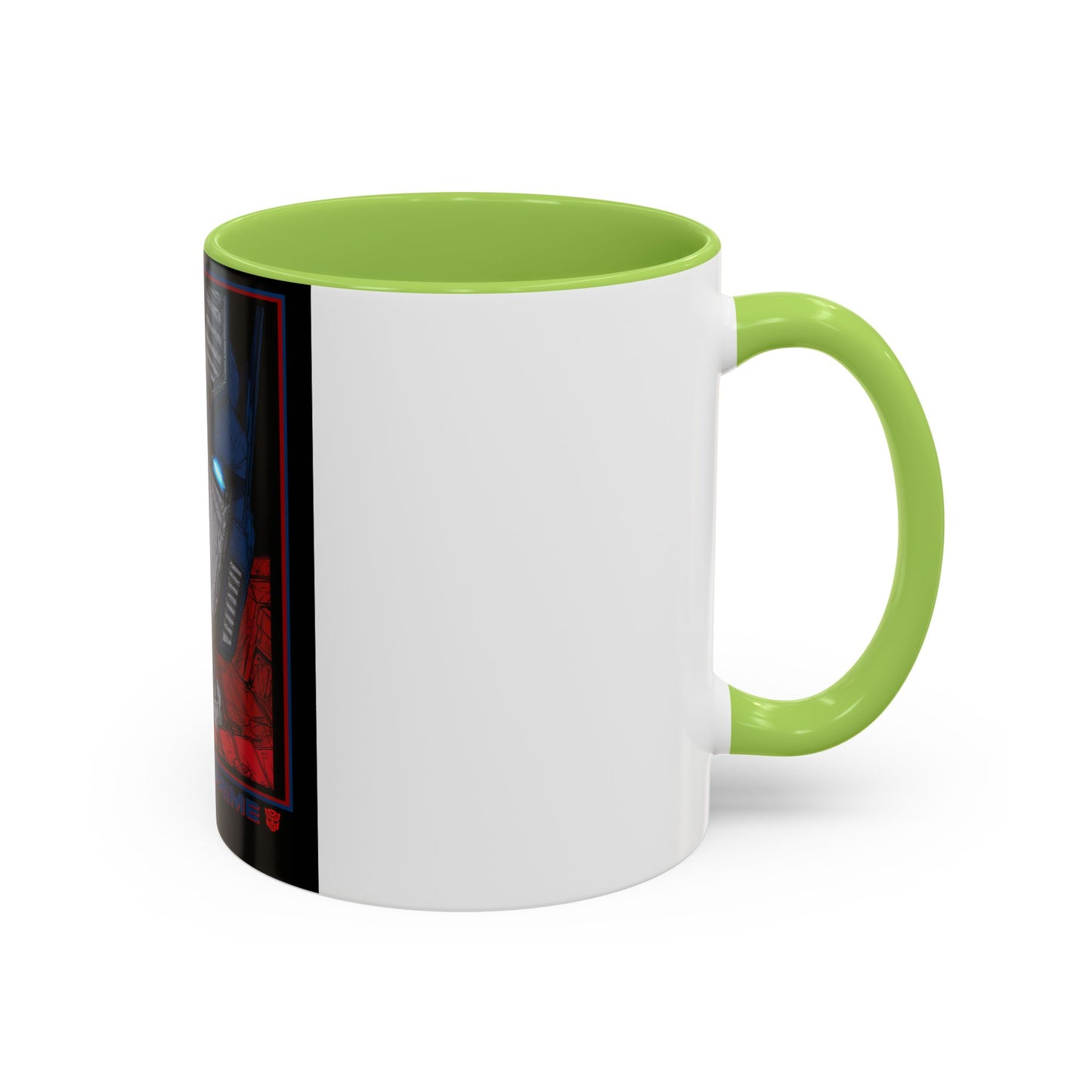 Optimus Prime Coffee Mug — Retro Robot Accent Ceramic Mug