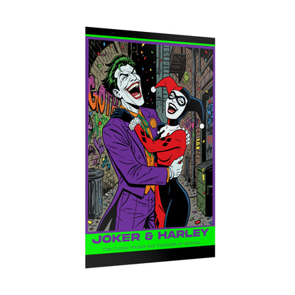 Joker & Harley Cinematic Art Print