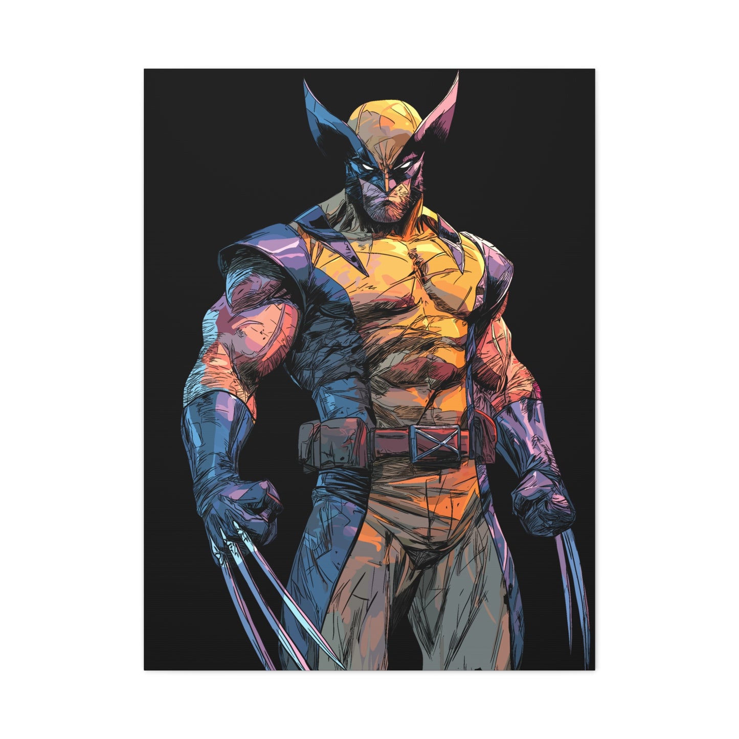 The Loner - Matte Stretched Canvas Print