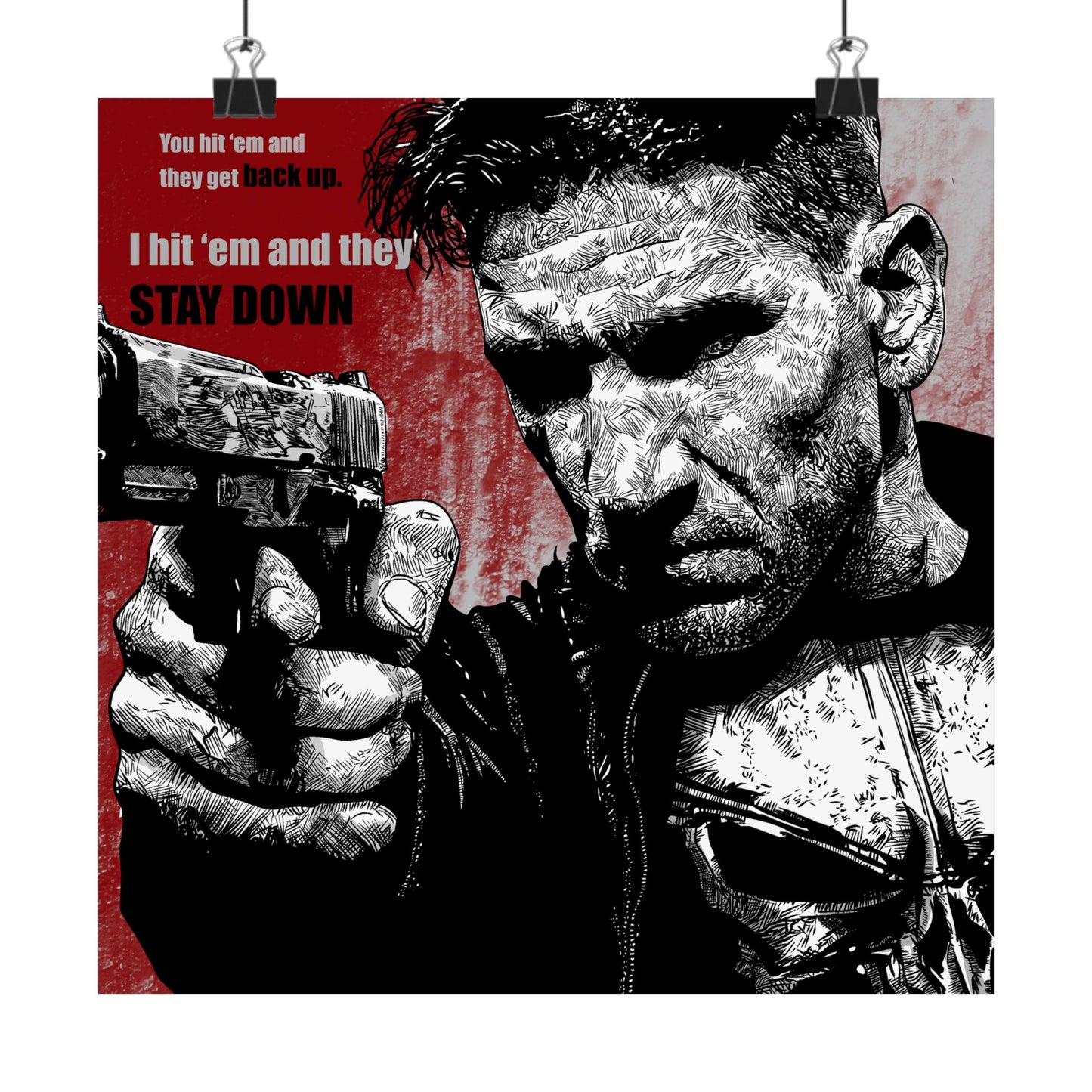 Punisher Gritty Poster ‘I hit em’