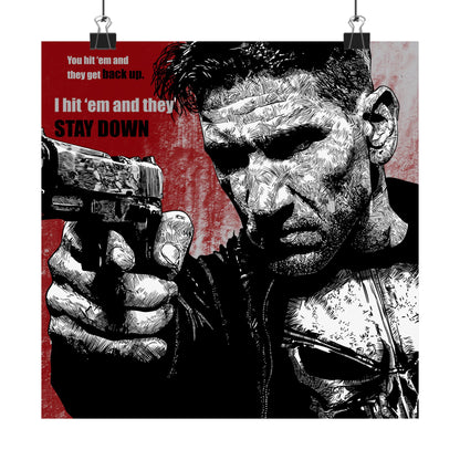 Punisher Gritty Poster ‘I hit em’