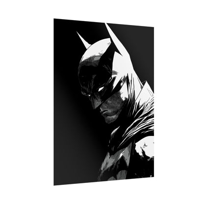 Batman Noir Portrait Poster