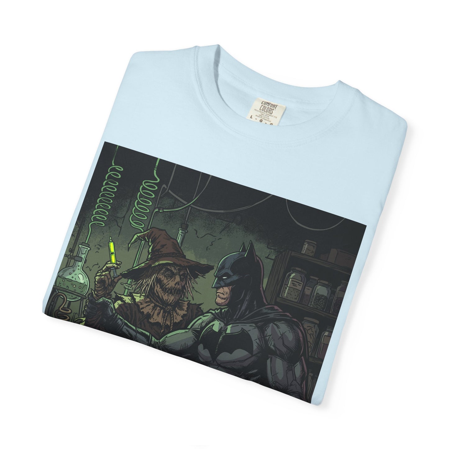 Batman & Scarecrow Graphic T-Shirt — Dark Comic Art Tee