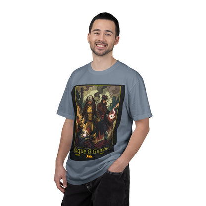 Rogue & Gambit Graphic T-Shirt — Comic Art Mutant Duo Tee