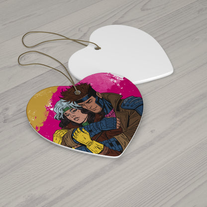 Thief & Belle #2 - Ceramic Ornament