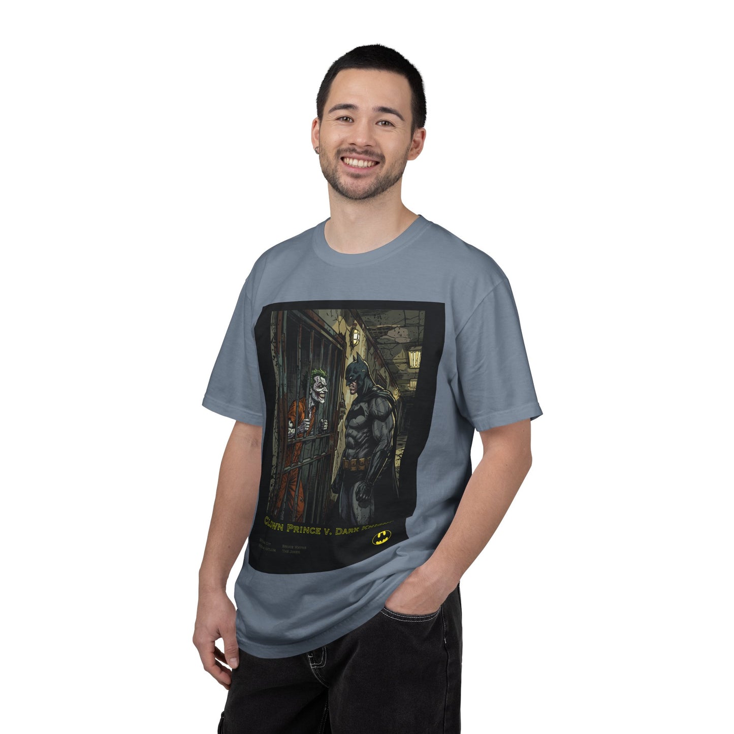 Batman vs Joker Graphic T‑Shirt — "Clown Prince V. Dark Knight" Comic Art Tee