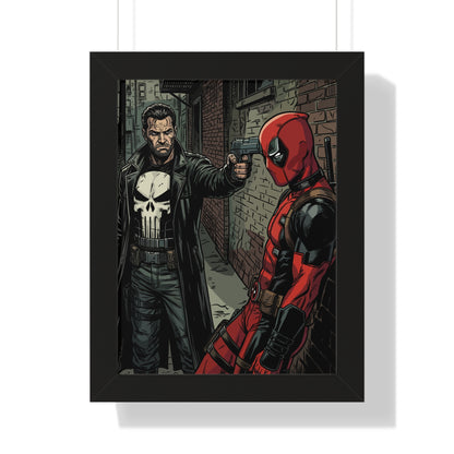 Wade vs Frank - Framed Vertical Poster