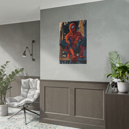 Spider-Man - Fire Escape Poster