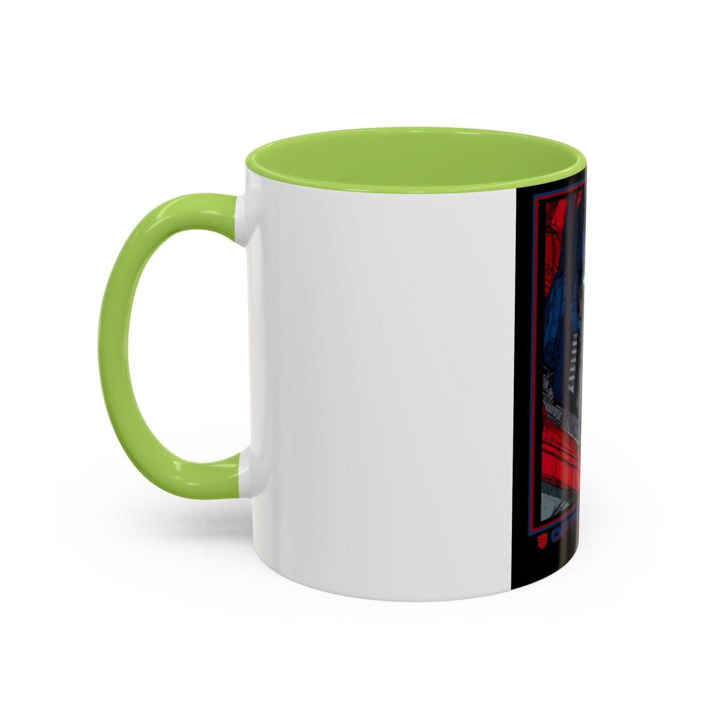 Optimus Prime Coffee Mug — Retro Robot Accent Ceramic Mug
