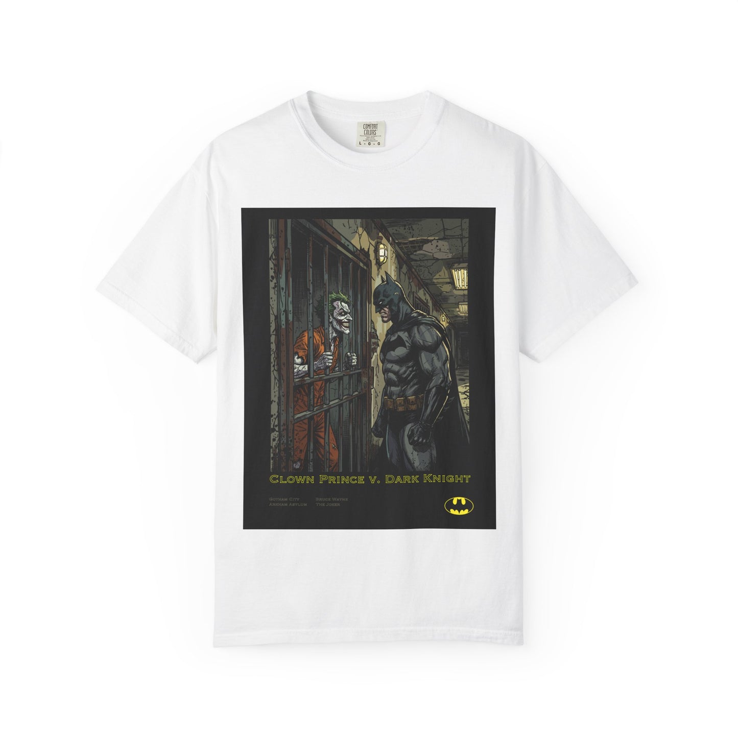 Batman vs Joker Graphic T‑Shirt — "Clown Prince V. Dark Knight" Comic Art Tee