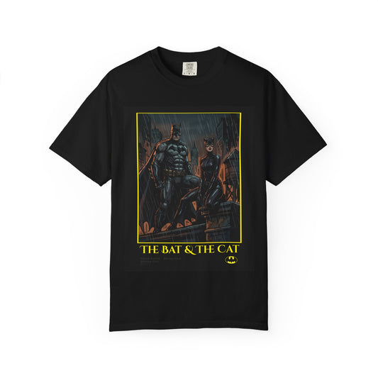 “The Bat & The Cat” Vintage Comic Poster Tee