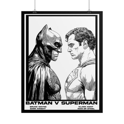 Cinematic Batman v Superman Rolled Poster