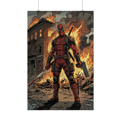 The Merc is On Fire - Poster