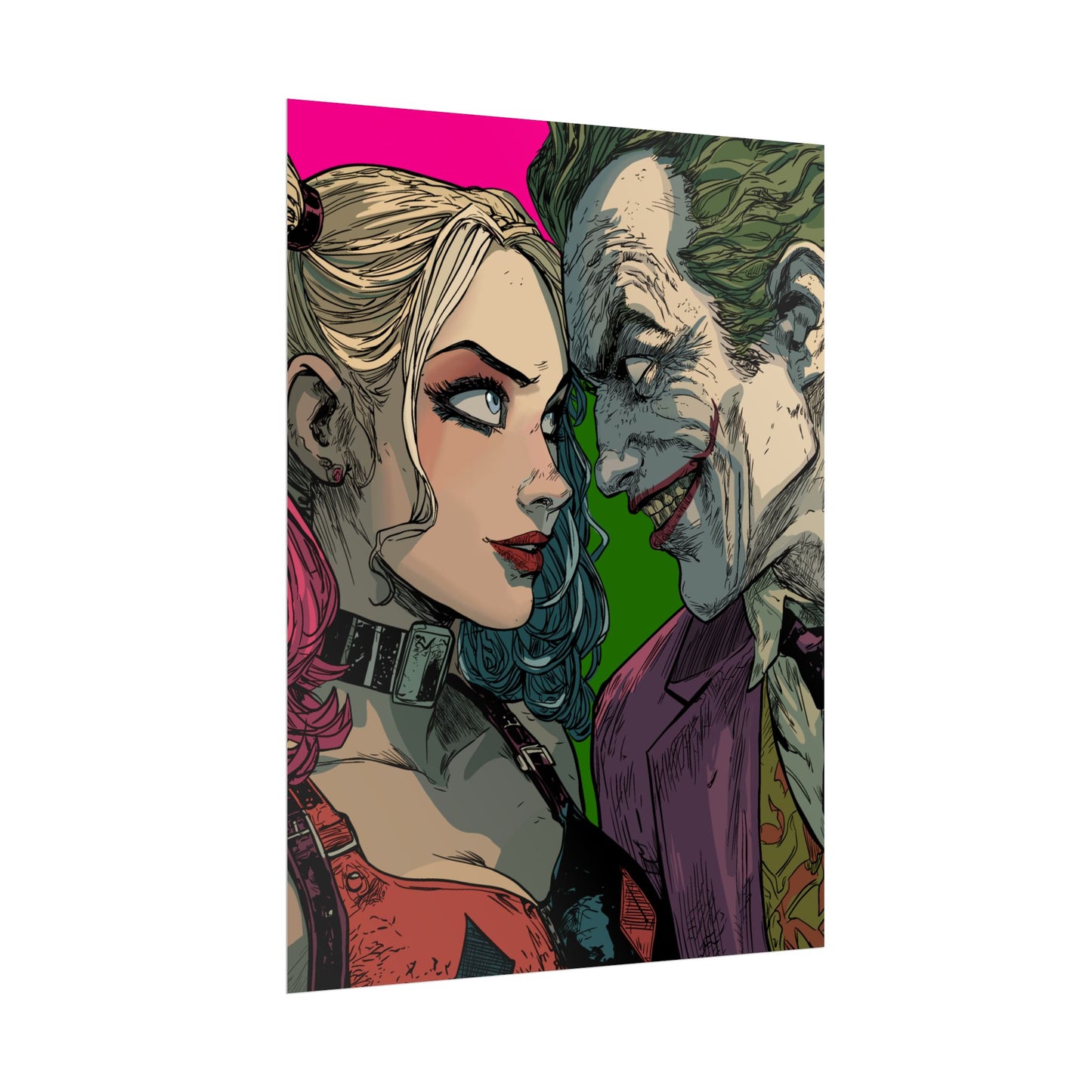 Harley Quinn & Joker Art Print