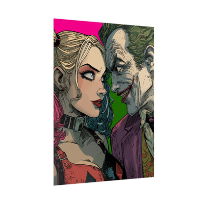 Harley Quinn & Joker Art Print