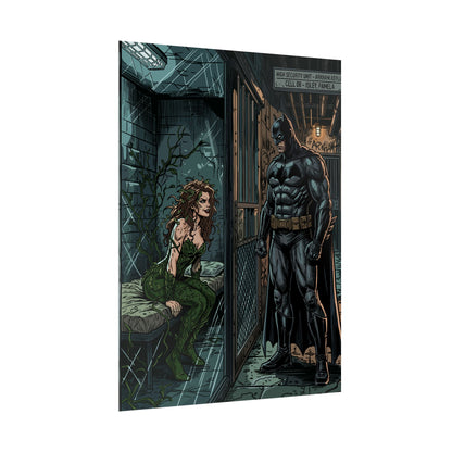 Batman & Poison Ivy Arkham Poster