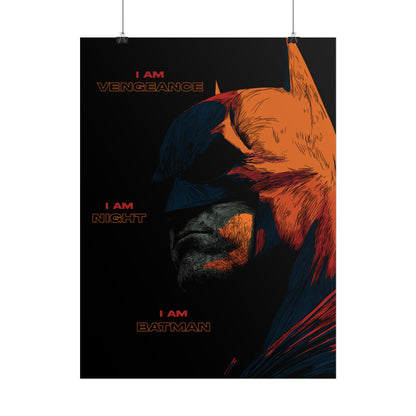 Batman 'I Am Vengeance' Rolled Poster