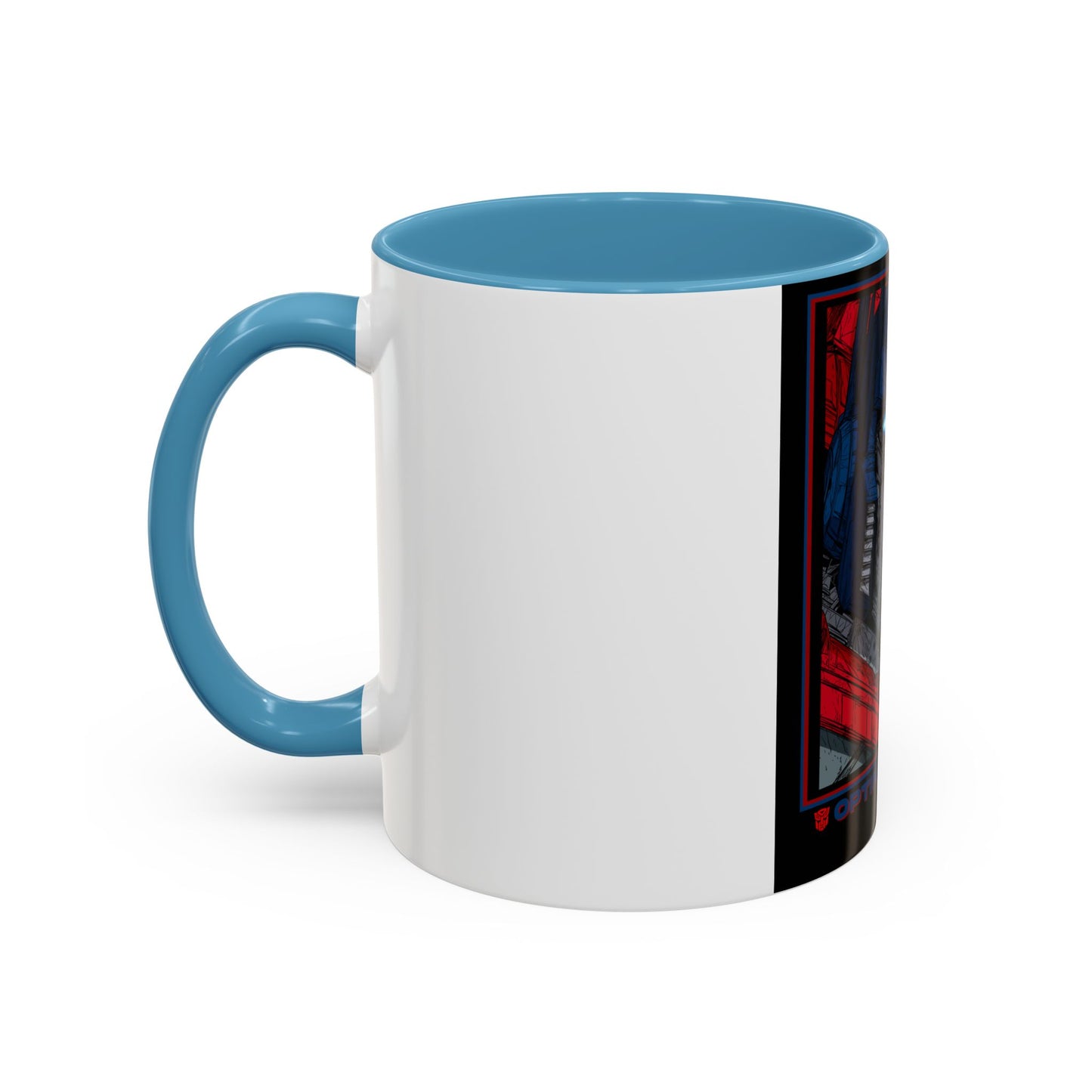 Optimus Prime Coffee Mug — Retro Robot Accent Ceramic Mug