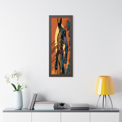 Wolverine - Dusk - Comic Art Framed Poster