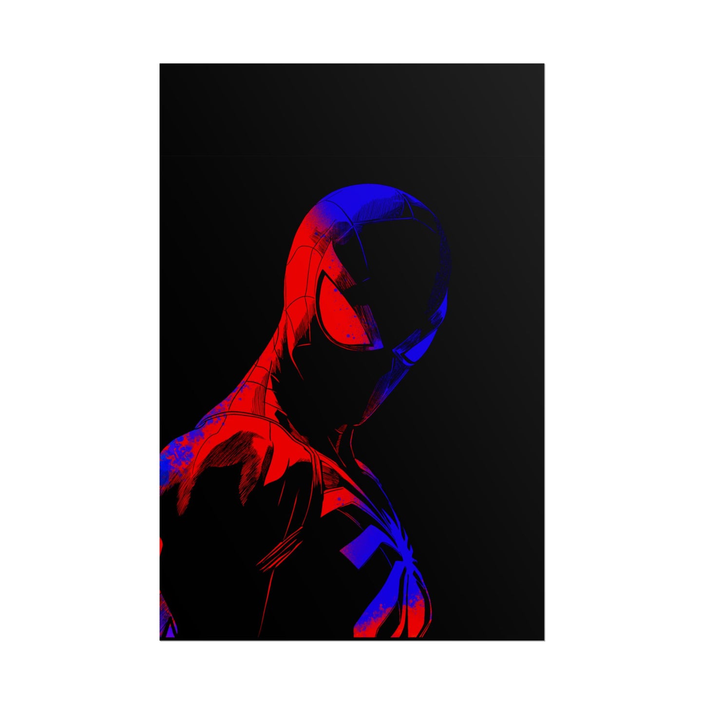 Spider‑man Neon Poster