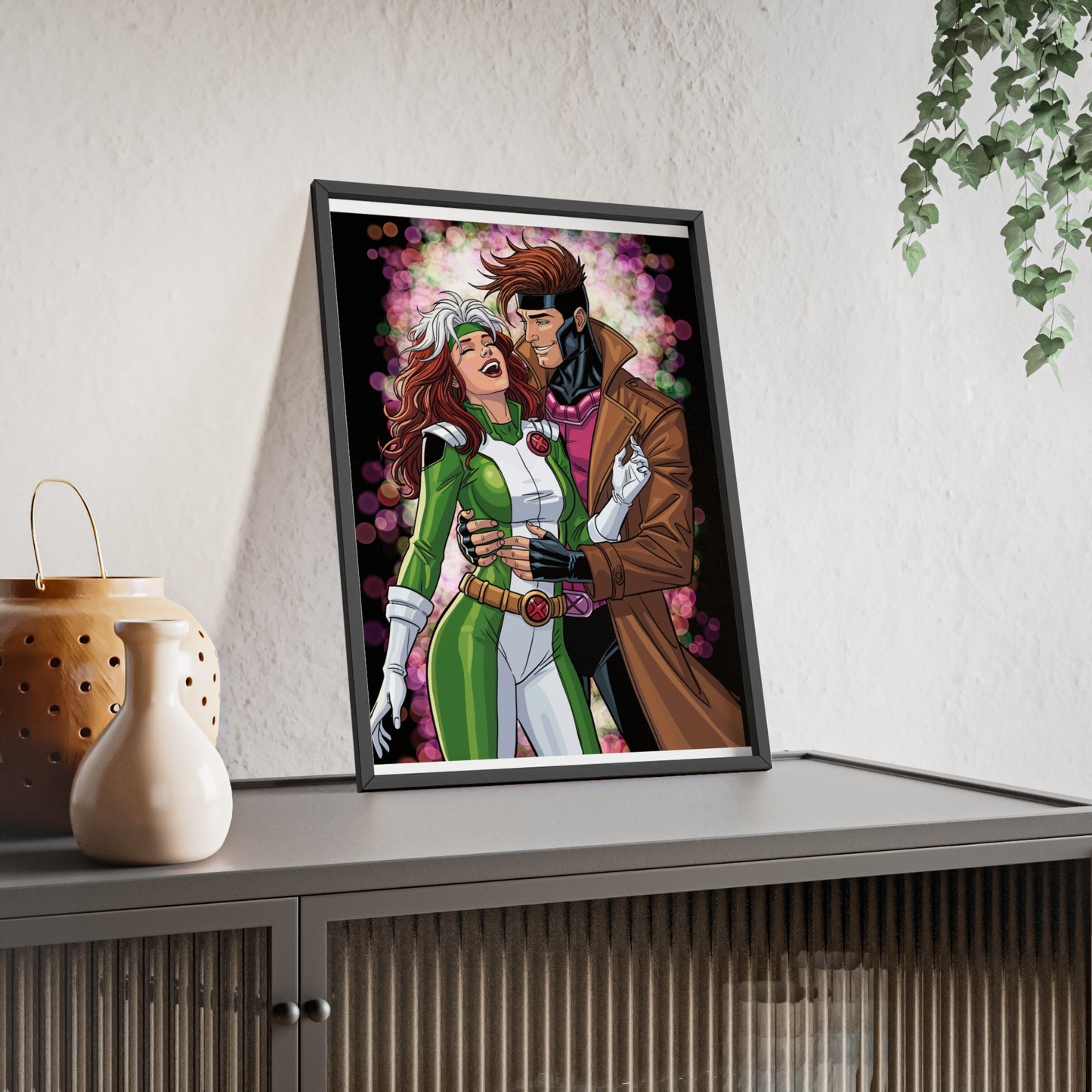 Thief & Belle - Poster with Wooden Frame