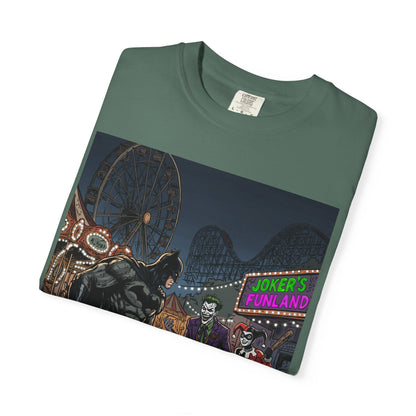 Batman vs Joker Graphic T-Shirt — Gotham Carnival Night Tee