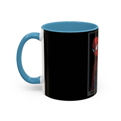Spider & Cat Duo Accent Coffee Mug – Black 11/15oz