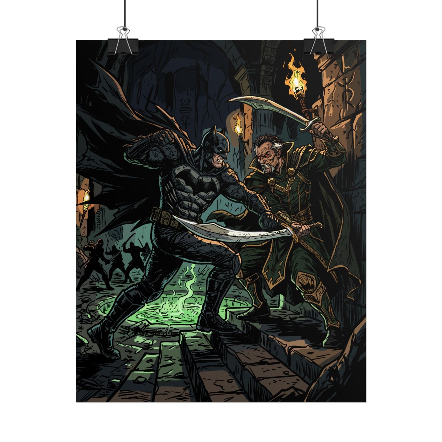 Batman vs. Ra’s al Ghul Rolled Poster
