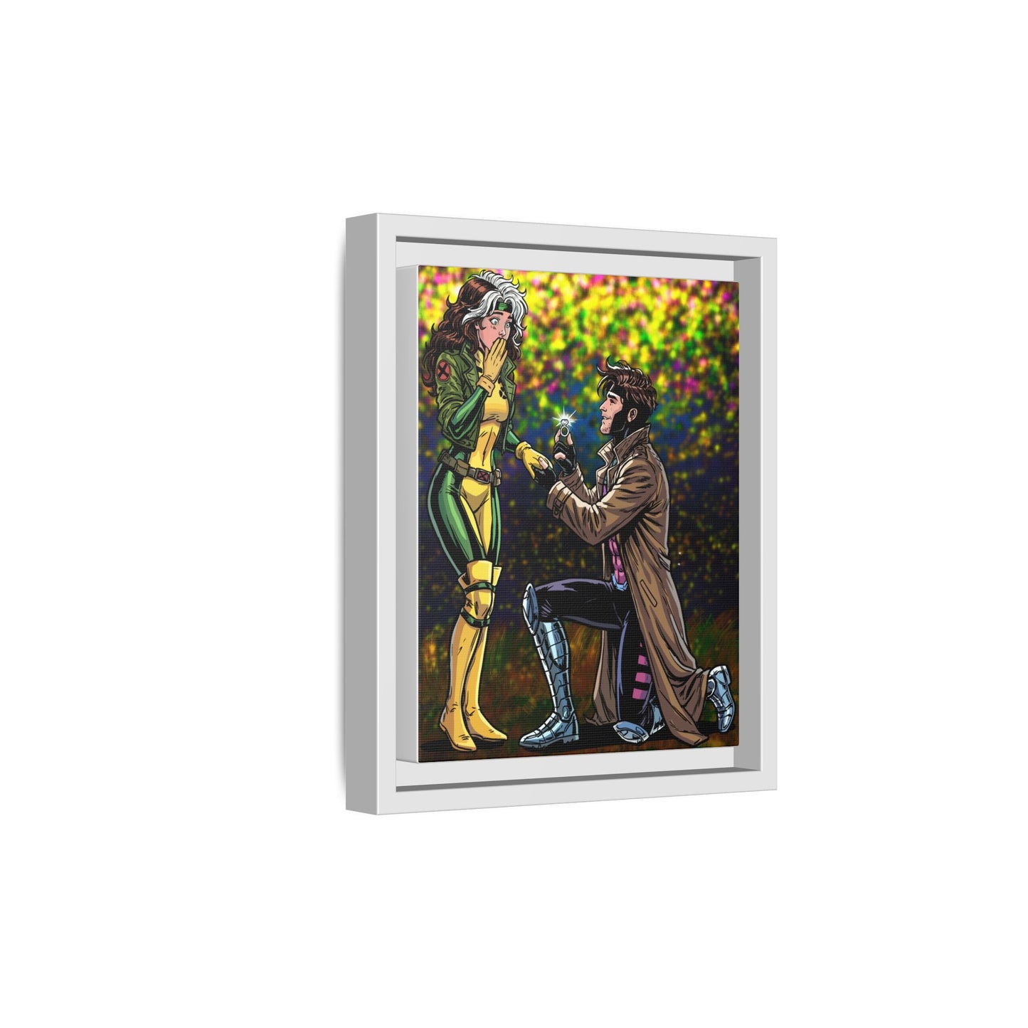 Thief and Belle # 3 - Framed Matte Canvas