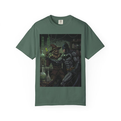 Batman & Scarecrow Graphic T-Shirt — Dark Comic Art Tee