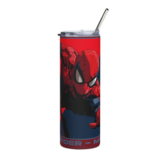 Spider-Man Red Action 20oz Stainless Steel Tumbler