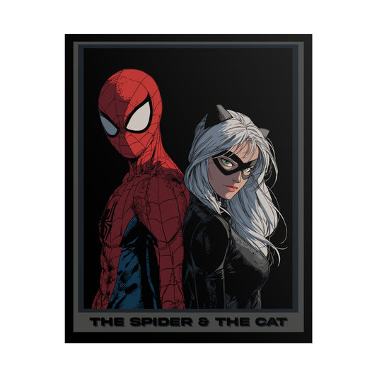 Spider & Cat Cinematic Comic Poster