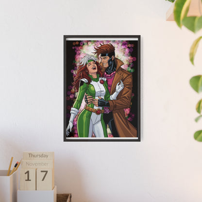 Thief & Belle - Poster with Wooden Frame