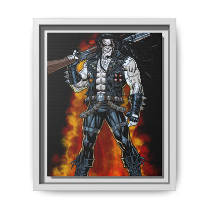 The Main Man Bounty Hunter - Framed Matte Canvas