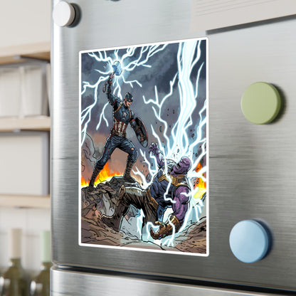 Cap & Mad Titan - Sticker