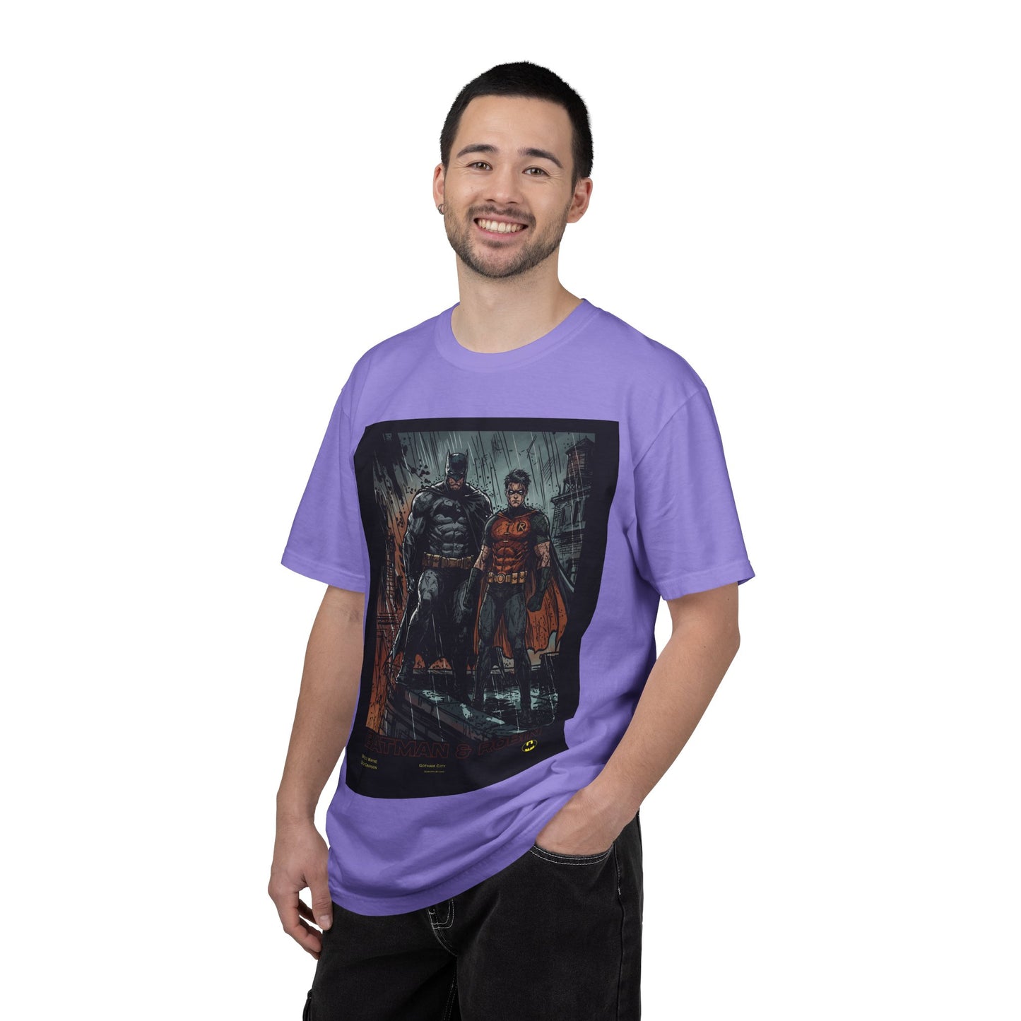 Batman & Robin Graphic T-Shirt — Dark City Comic Print