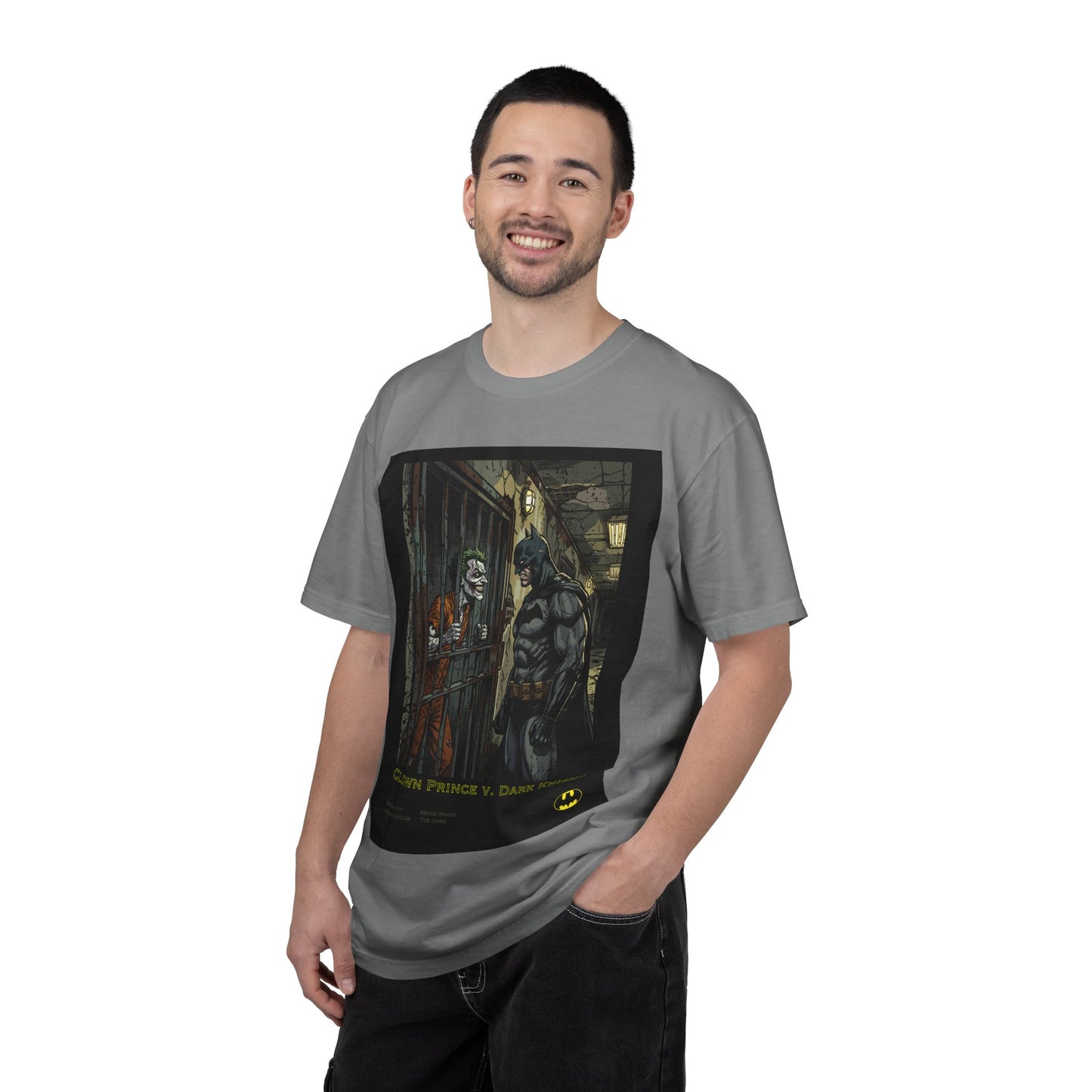 Batman vs Joker Graphic T‑Shirt — "Clown Prince V. Dark Knight" Comic Art Tee