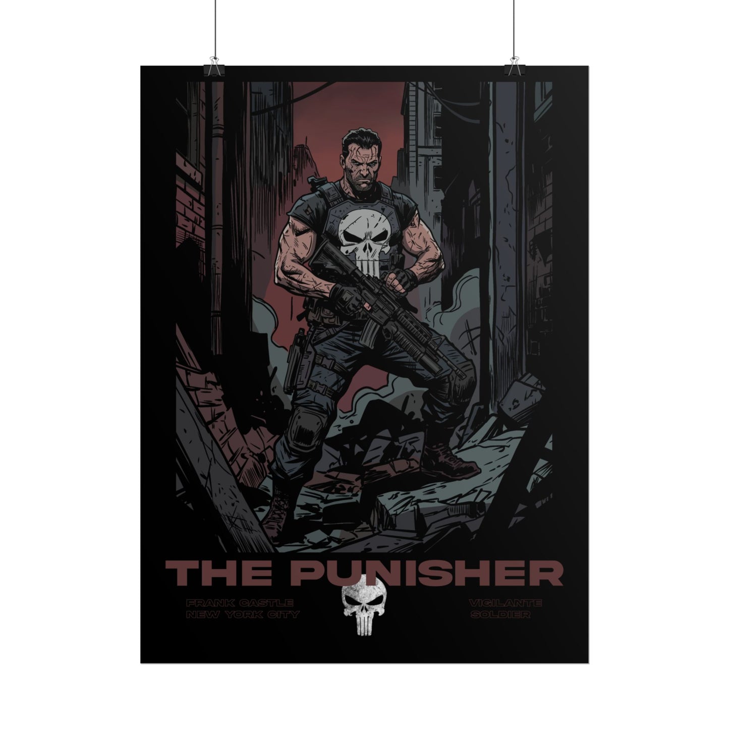 The Punisher Comic - Vigilante Poster