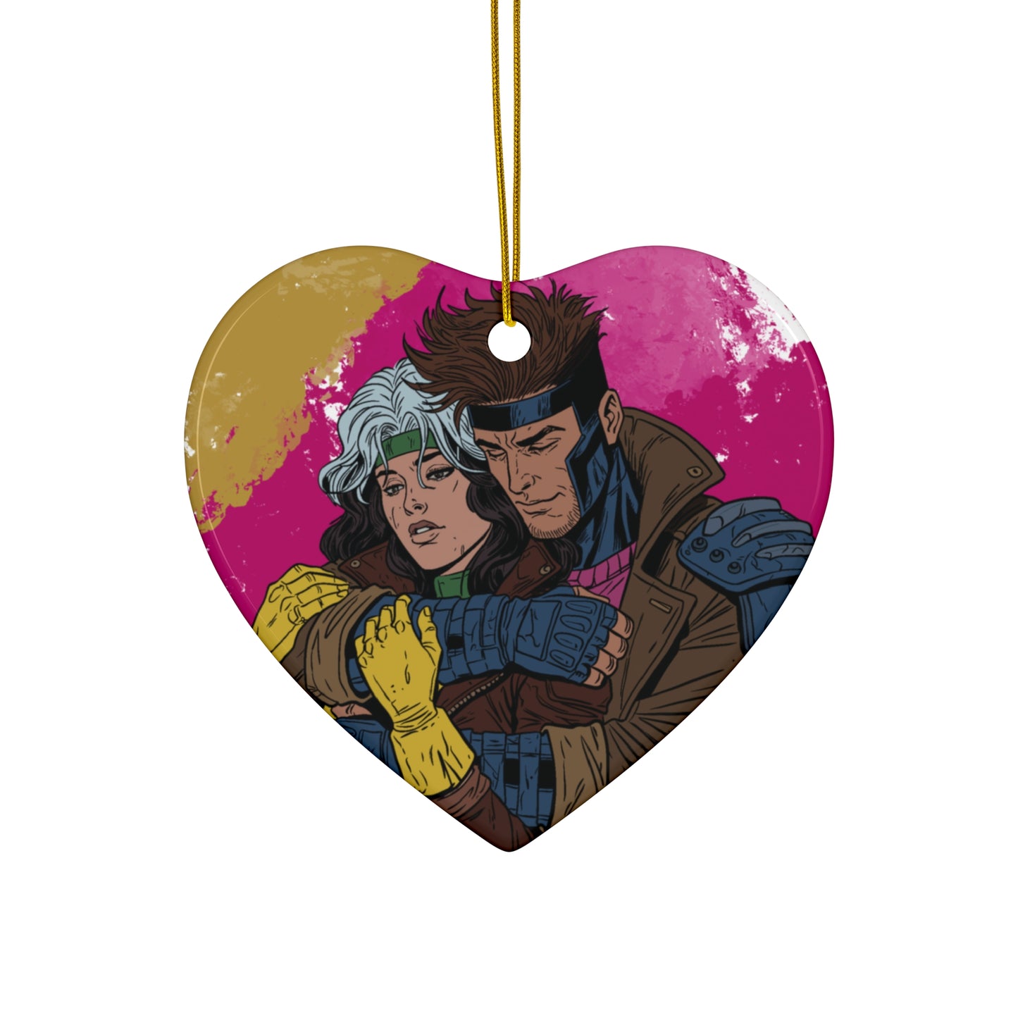 Thief & Belle #2 - Ceramic Ornament