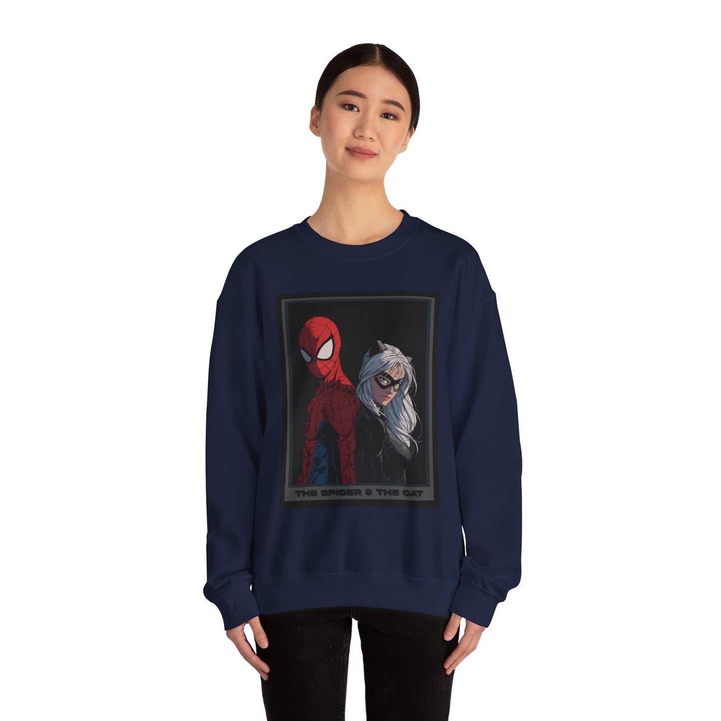 Spider-Man & Black Cat Crewneck Sweatshirt