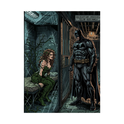 Batman & Poison Ivy Arkham Poster